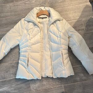 Women's White Puffer Jacket